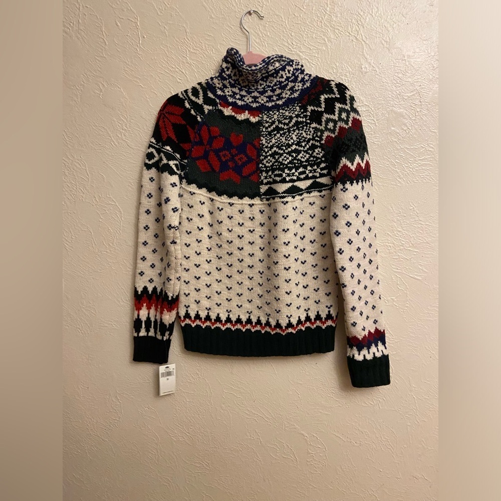 Polo Ralph Lauren fair isle turtleneck sweater NWT - Picture 7 of 11